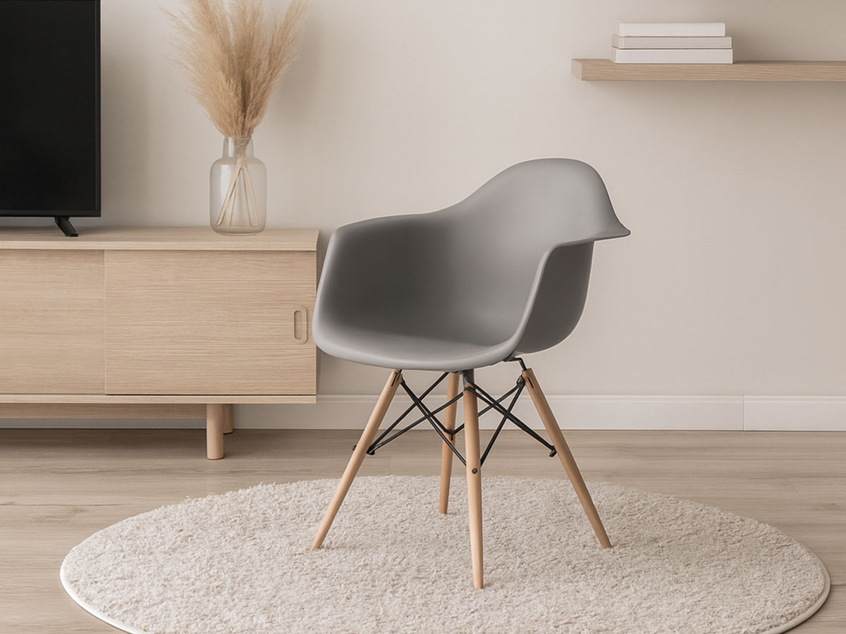 Conjunto 4 Cadeiras Design Neo (Cinza) - Image 3