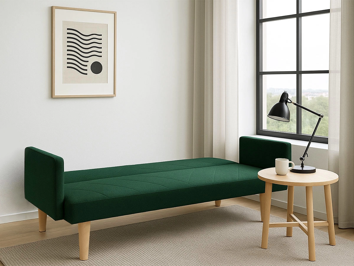 Sofá-Cama Cosmos 3 Lugares - Verde - 182 x 36 x 102 cm - Image 2