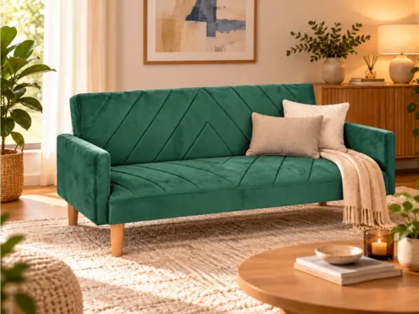 Sofá-Cama Cosmos 3 Lugares - Verde - 182 x 36 x 102 cm