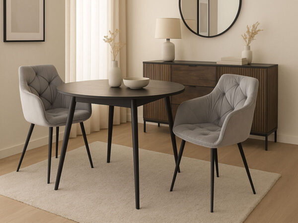 Conjunto 2 Cadeiras de Sala, Rest (Cinza)