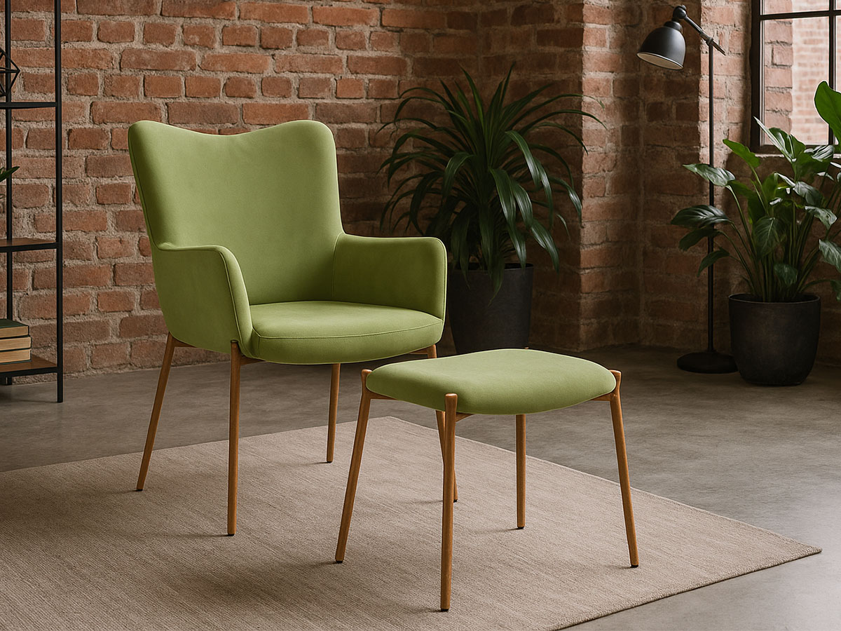 Cadeirão Confort com Apoio de Pés (Verde) - Image 2