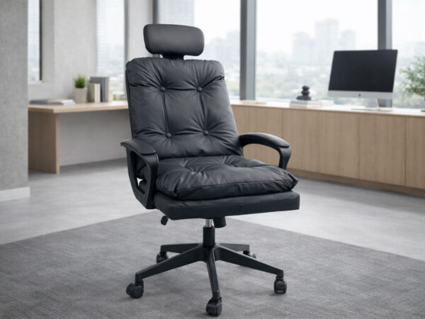 Cadeira de Escritório Executiva, Riva (Preto)